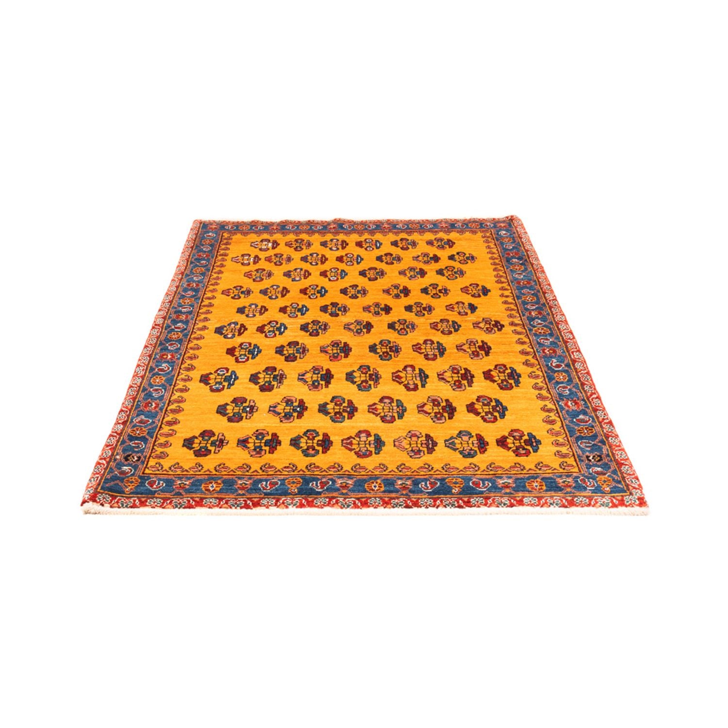 Tapis Gabbeh - Persan - 175 x 120 cm - or