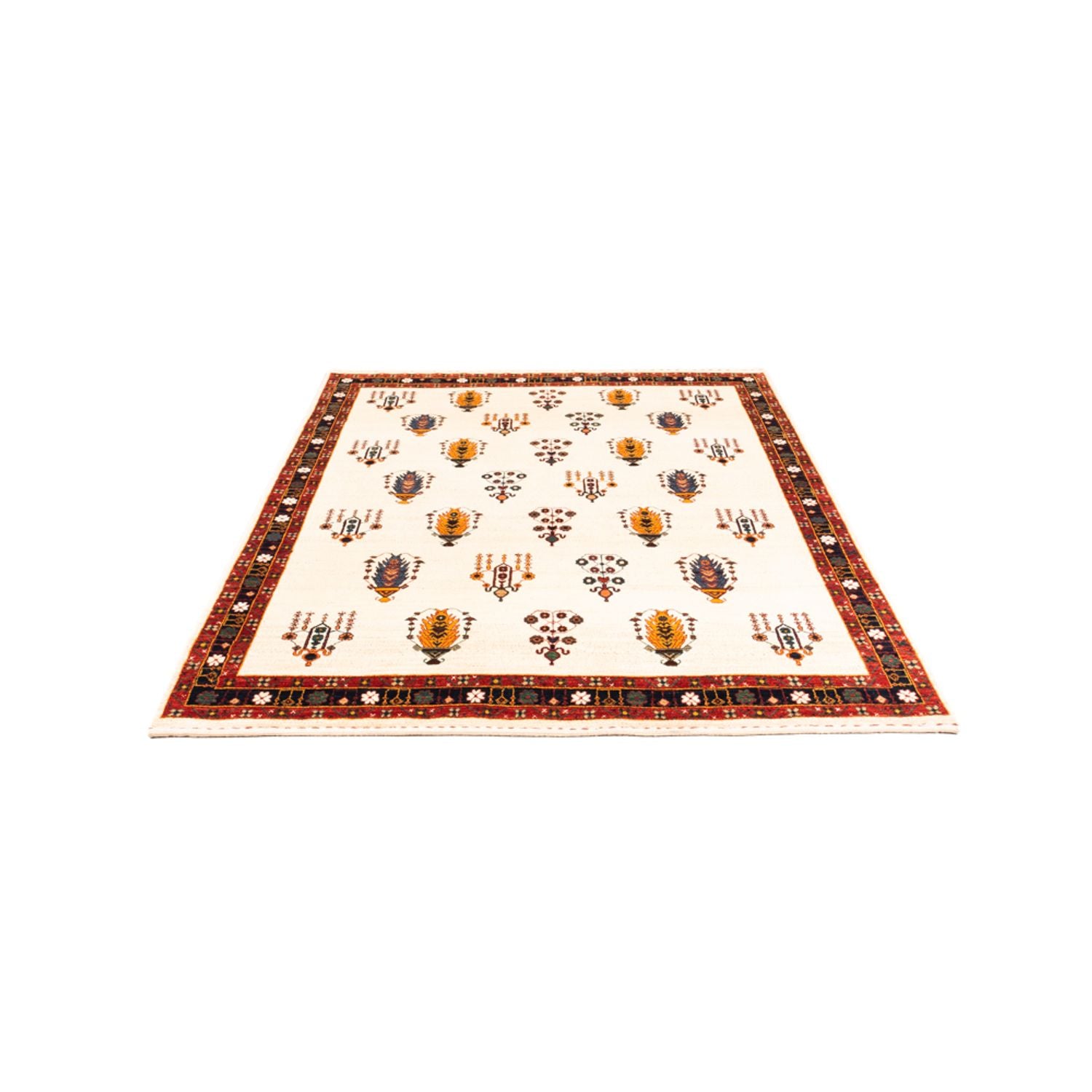 Gabbeh Teppich - Perser - 215 x 152 cm - creme