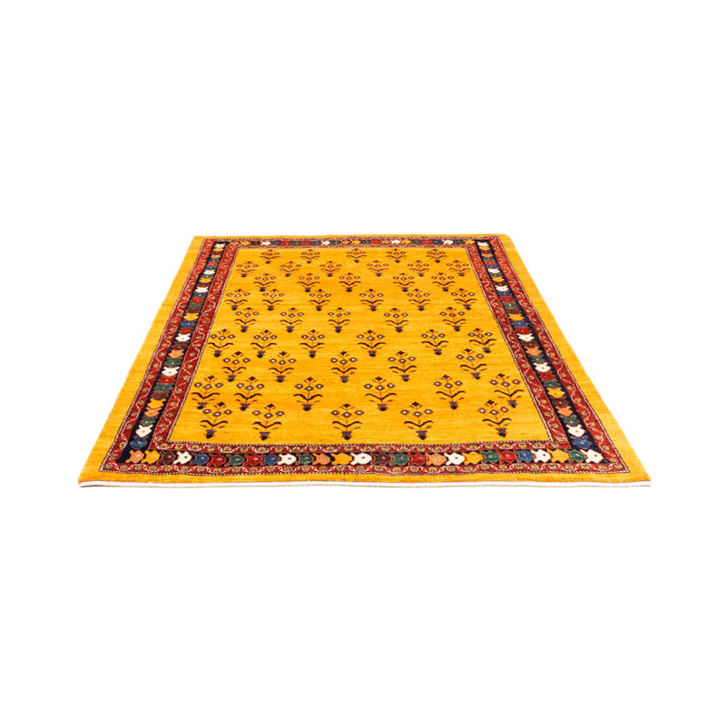 Gabbeh Teppich - Perser - 198 x 149 cm - gold