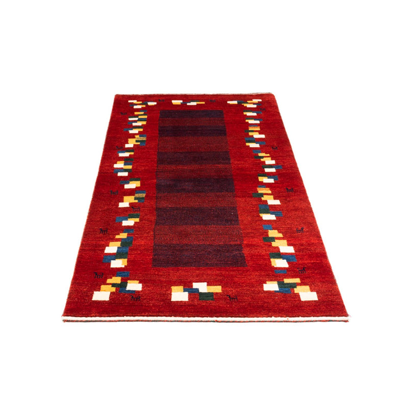 Tapis de couloir Tapis Gabbeh - Persan - 200 x 85 cm - rouge