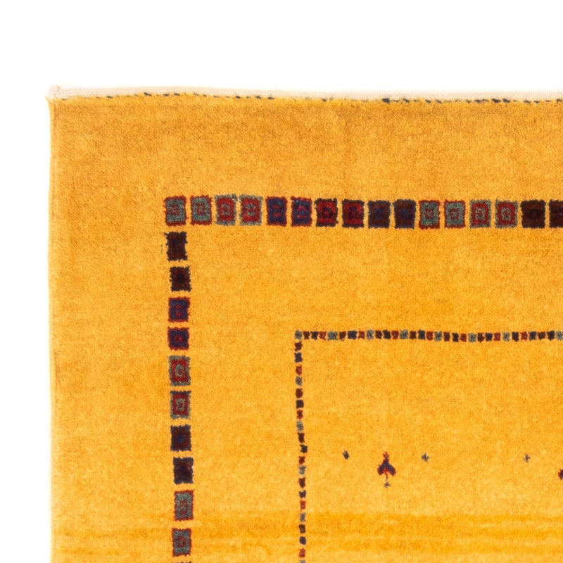 Gabbeh Teppich - Perser - 155 x 83 cm - gelb