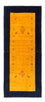 Läufer Gabbeh - Perser - 188 x 82 cm - gold
