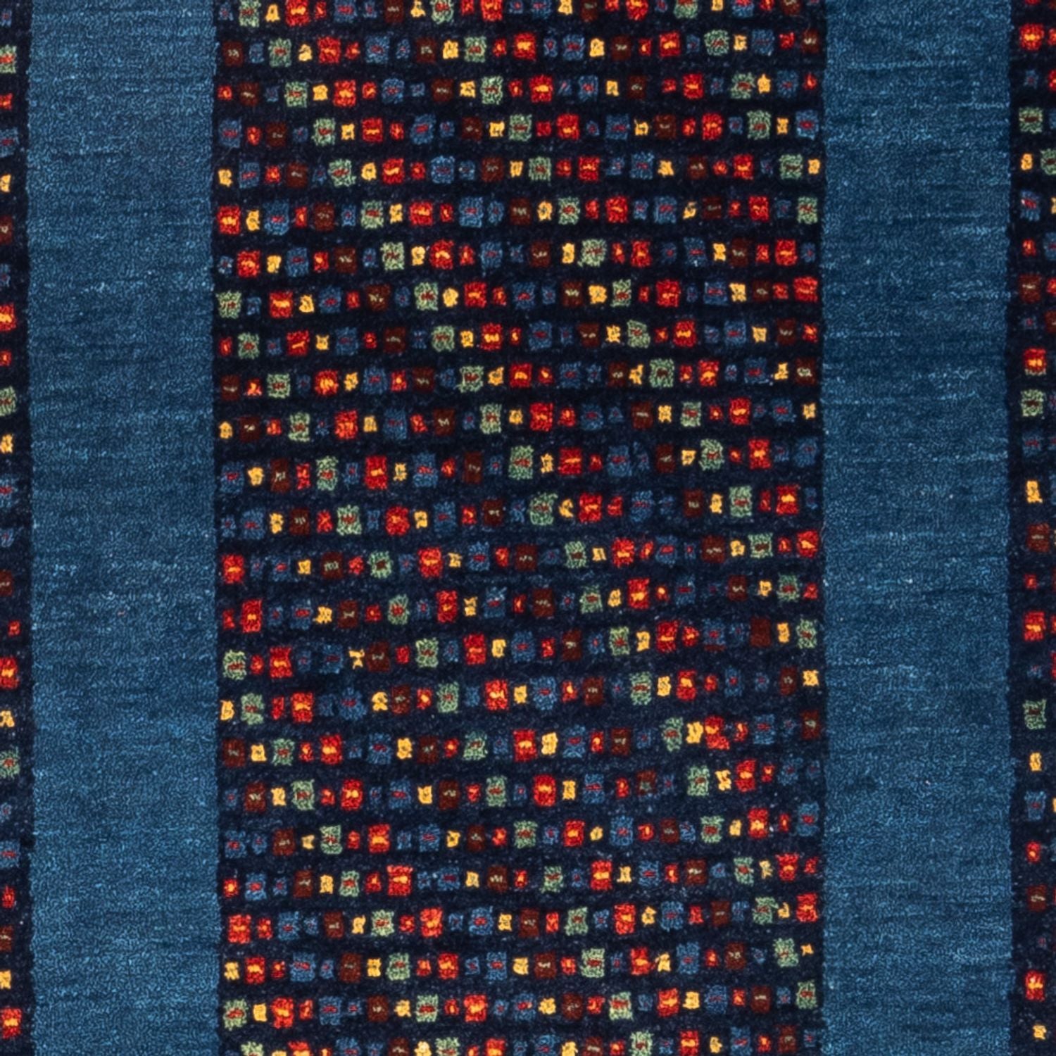 Tapis de couloir Tapis Gabbeh - Persan - 196 x 82 cm - bleu