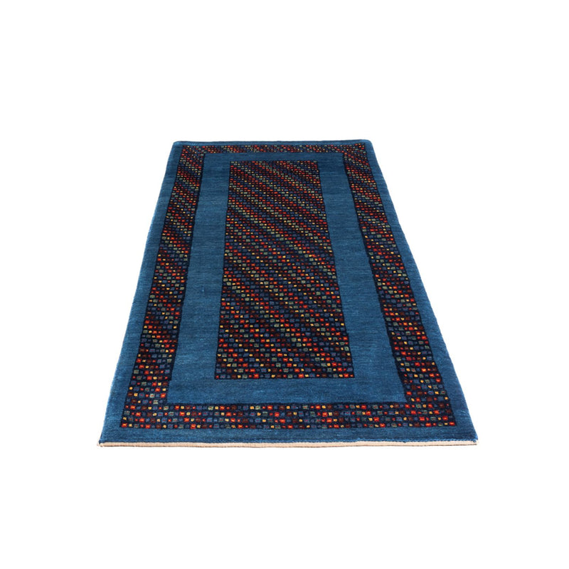 Tapis de couloir Tapis Gabbeh - Persan - 196 x 82 cm - bleu