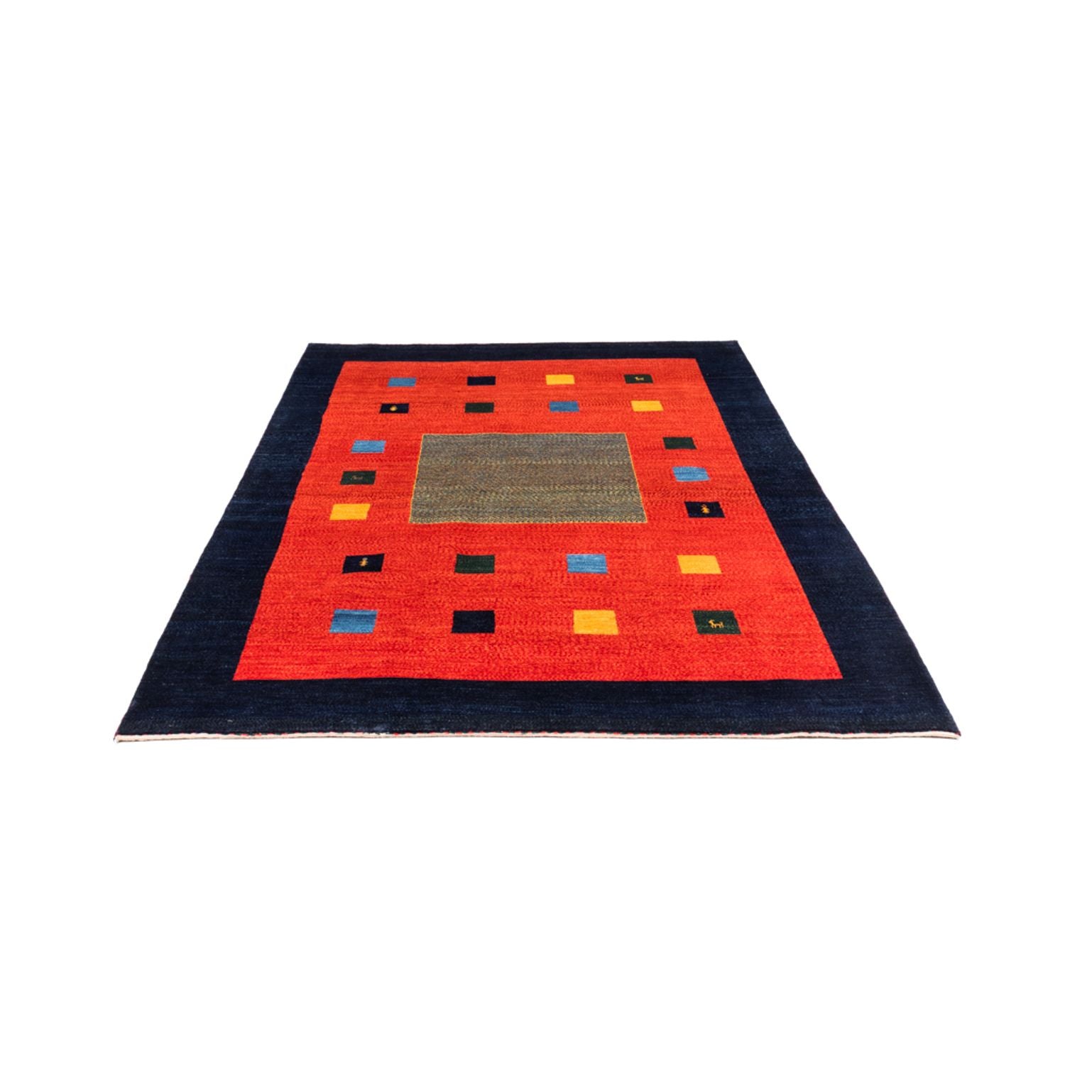 Gabbeh Teppich - Perser - 255 x 178 cm - rot