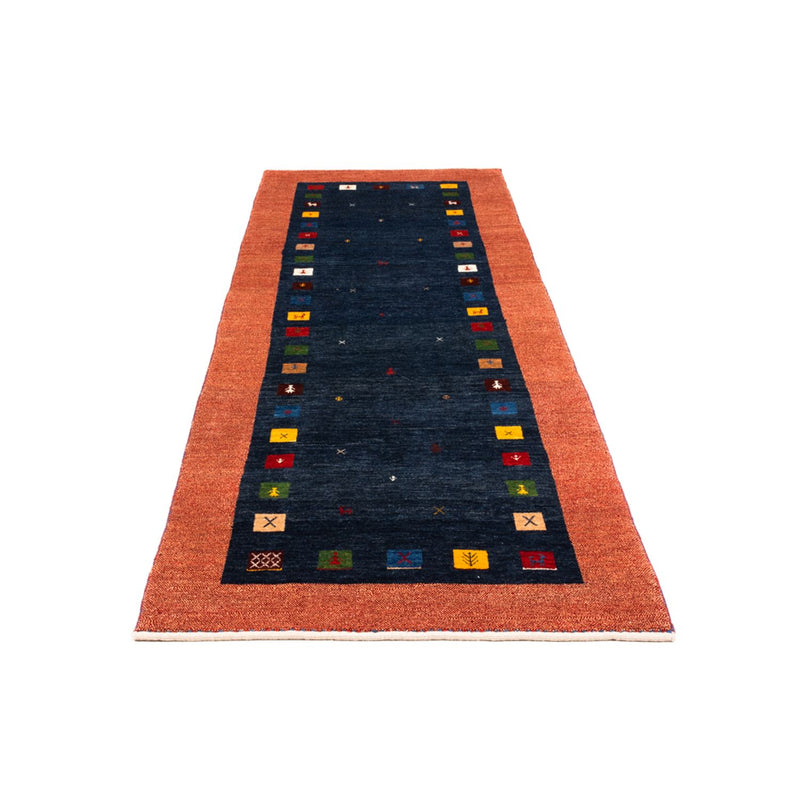 Läufer Gabbeh - Perser - 236 x 85 cm - dunkelblau