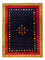 Gabbeh Teppich - Perser - 216 x 158 cm - dunkelblau