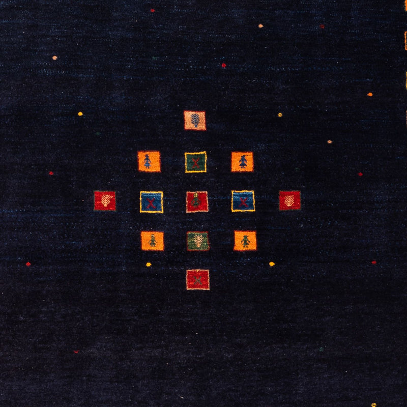 Gabbeh Teppich - Perser - 216 x 158 cm - dunkelblau
