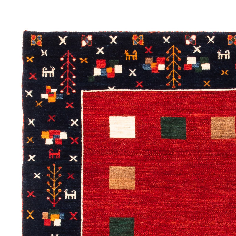 Gabbeh Teppich - Perser - 172 x 126 cm - rot