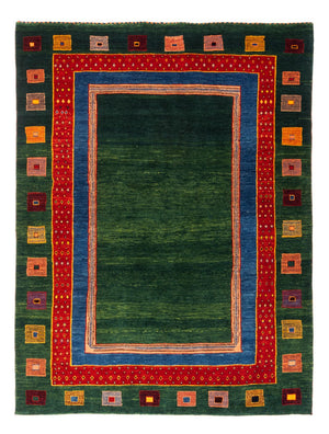 Gabbeh Teppich - Perser - 195 x 150 cm - grün
