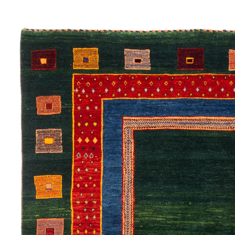Gabbeh Teppich - Perser - 195 x 150 cm - grün
