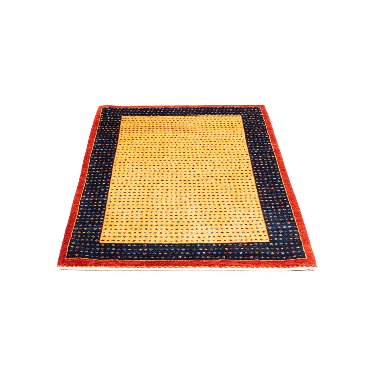 Gabbeh Teppich - Perser - 129 x 80 cm - gold