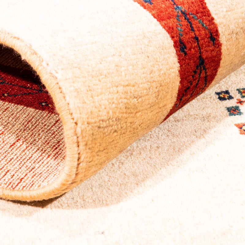 Tapis Gabbeh - Persan - 159 x 85 cm - crème