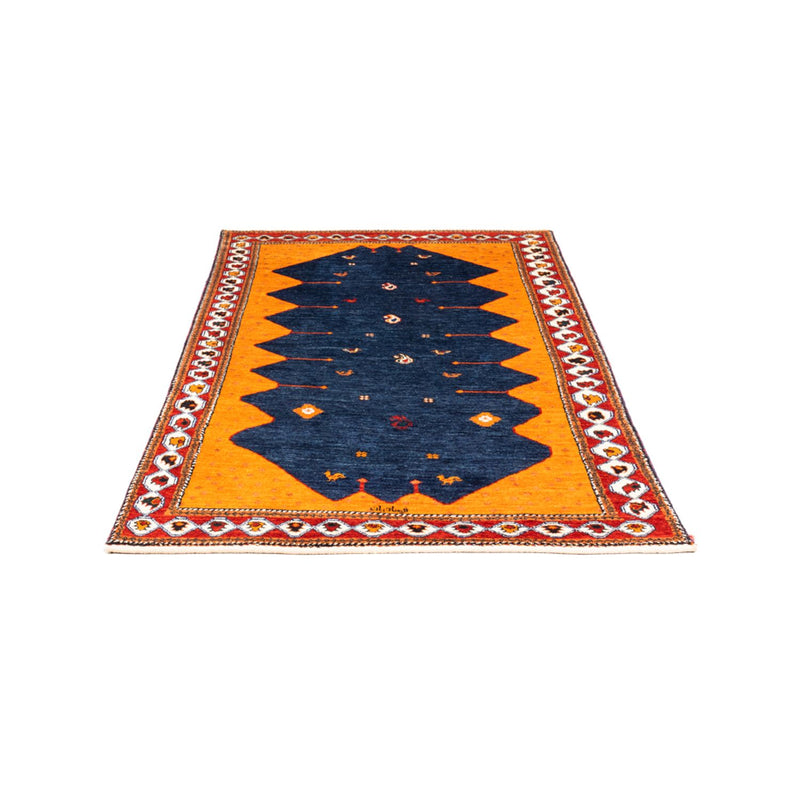 Tapis Gabbeh - Persan - 164 x 103 cm - bleu foncé