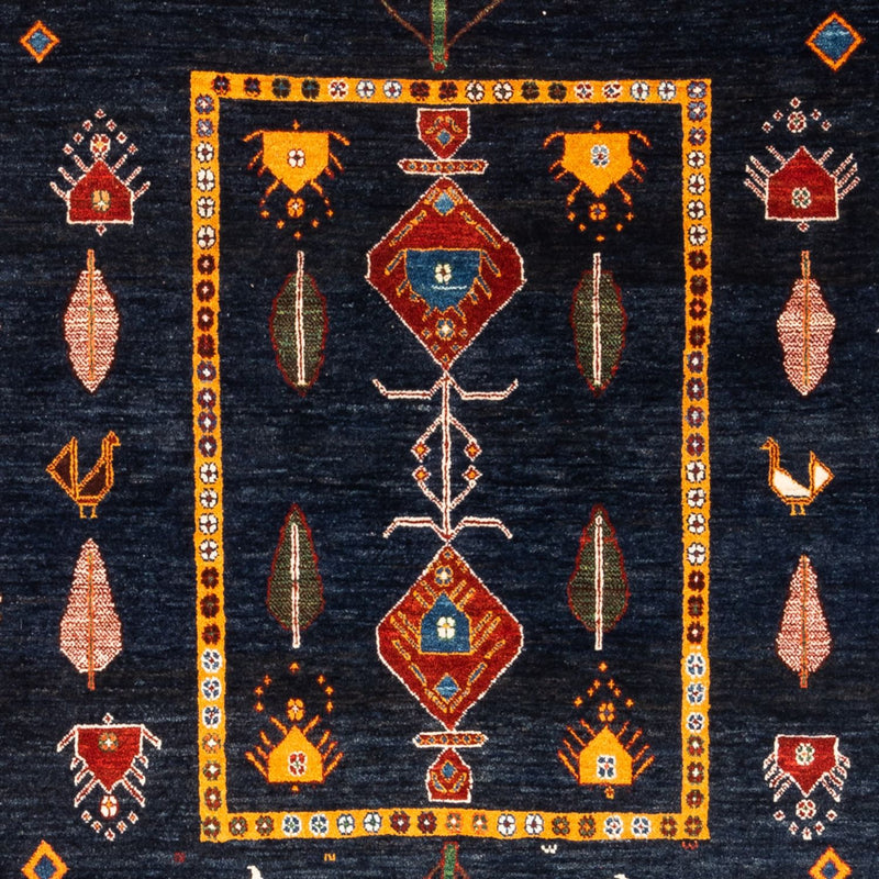 Gabbeh Teppich - Perser - 235 x 150 cm - dunkelblau