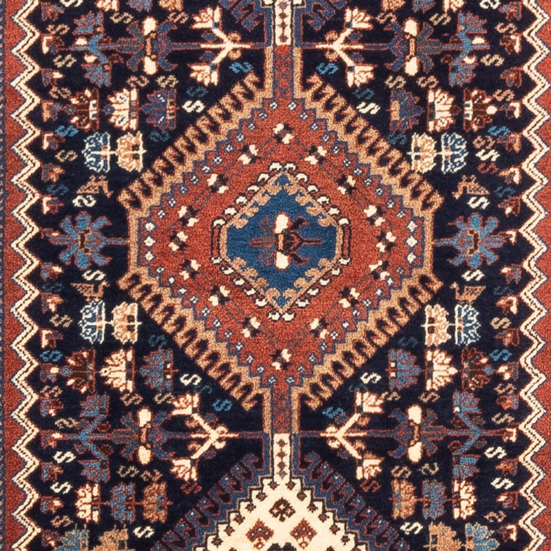 Tapis de couloir Tapis persan - Nomadic - 290 x 80 cm - bleu foncé