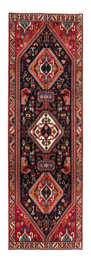 Tapis de couloir Tapis persan - Nomadic - 250 x 78 cm - bleu foncé