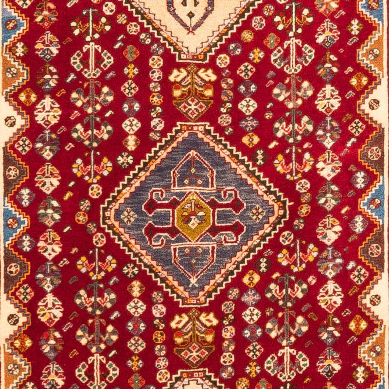 Tapis de couloir Tapis persan - Nomadic - 278 x 77 cm - rouge