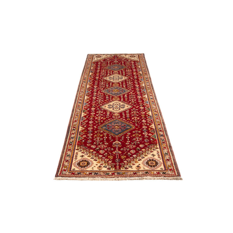 Tapis de couloir Tapis persan - Nomadic - 278 x 77 cm - rouge