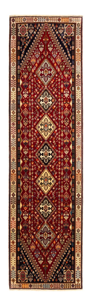 Tapis de couloir Tapis persan - Nomadic - 308 x 82 cm - rouge