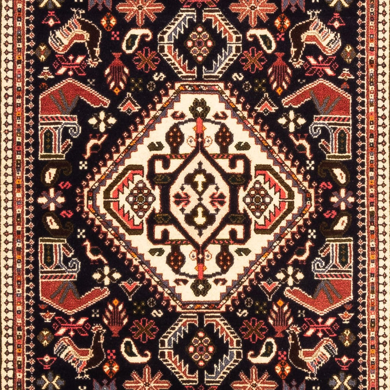 Tapis de couloir Tapis persan - Nomadic - 253 x 82 cm - bleu foncé