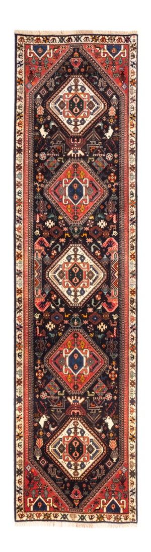 Tapis de couloir Tapis persan - Nomadic - 297 x 74 cm - bleu foncé