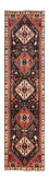Tapis de couloir Tapis persan - Nomadic - 297 x 74 cm - bleu foncé