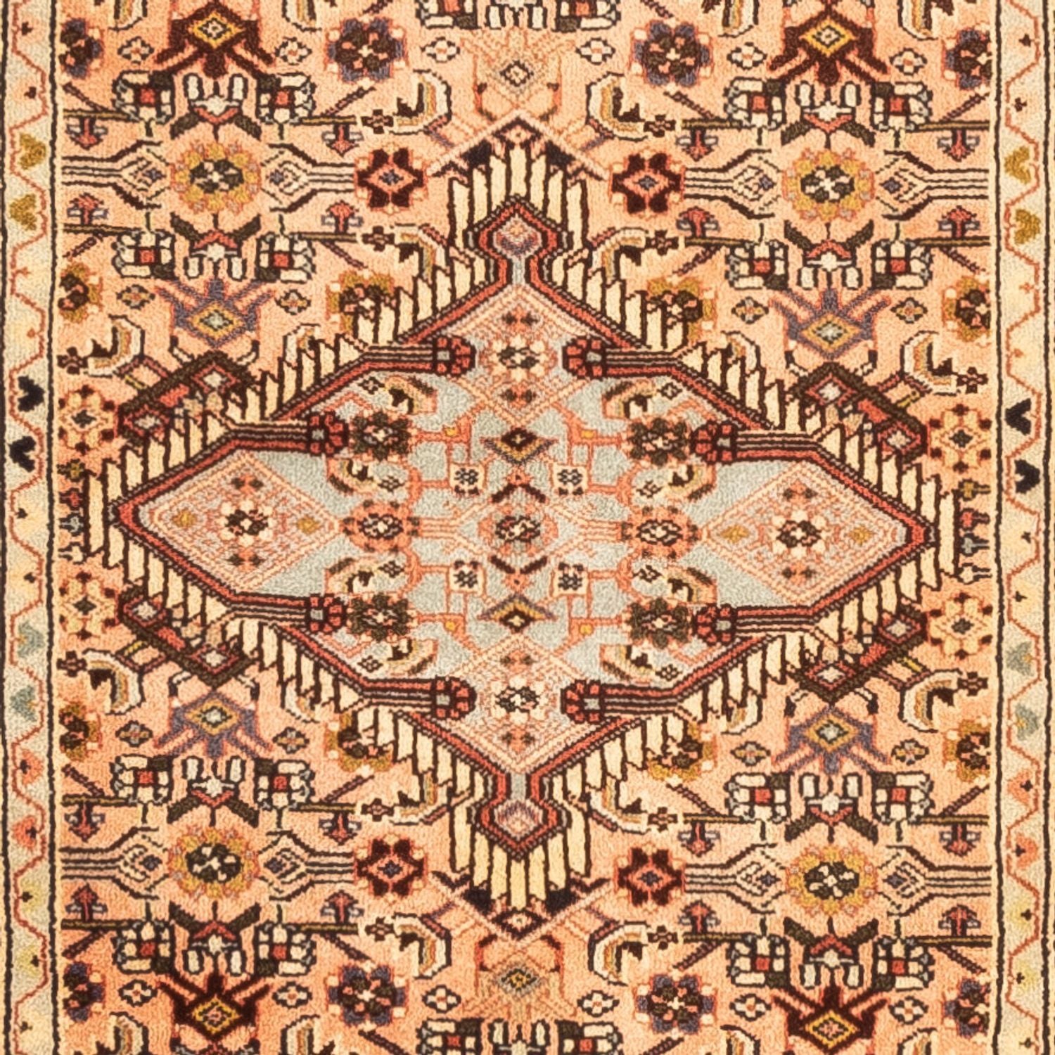 Tapis de couloir Tapis persan - Nomadic - 286 x 80 cm - rouge clair