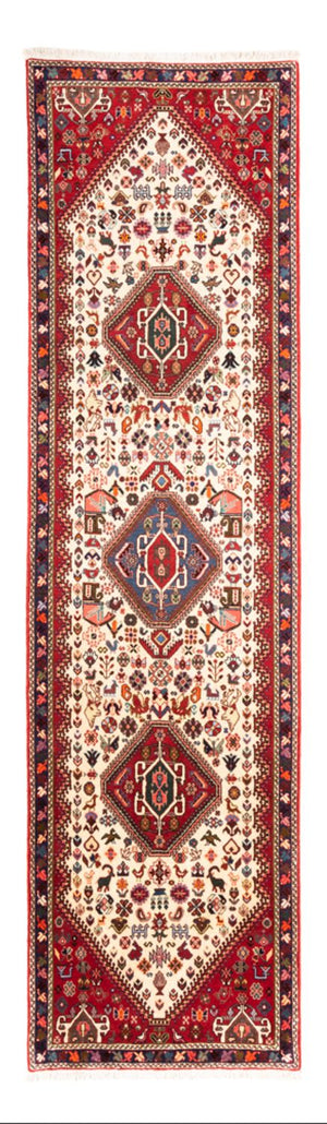 Tapis de couloir Tapis persan - Nomadic - 306 x 83 cm - crème