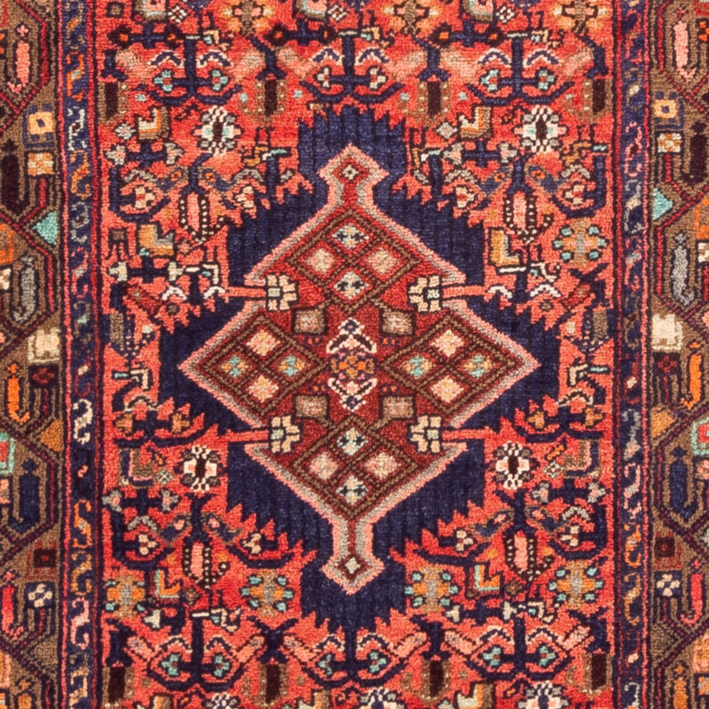 Tapis de couloir Tapis persan - Nomadic - 297 x 82 cm - rouge