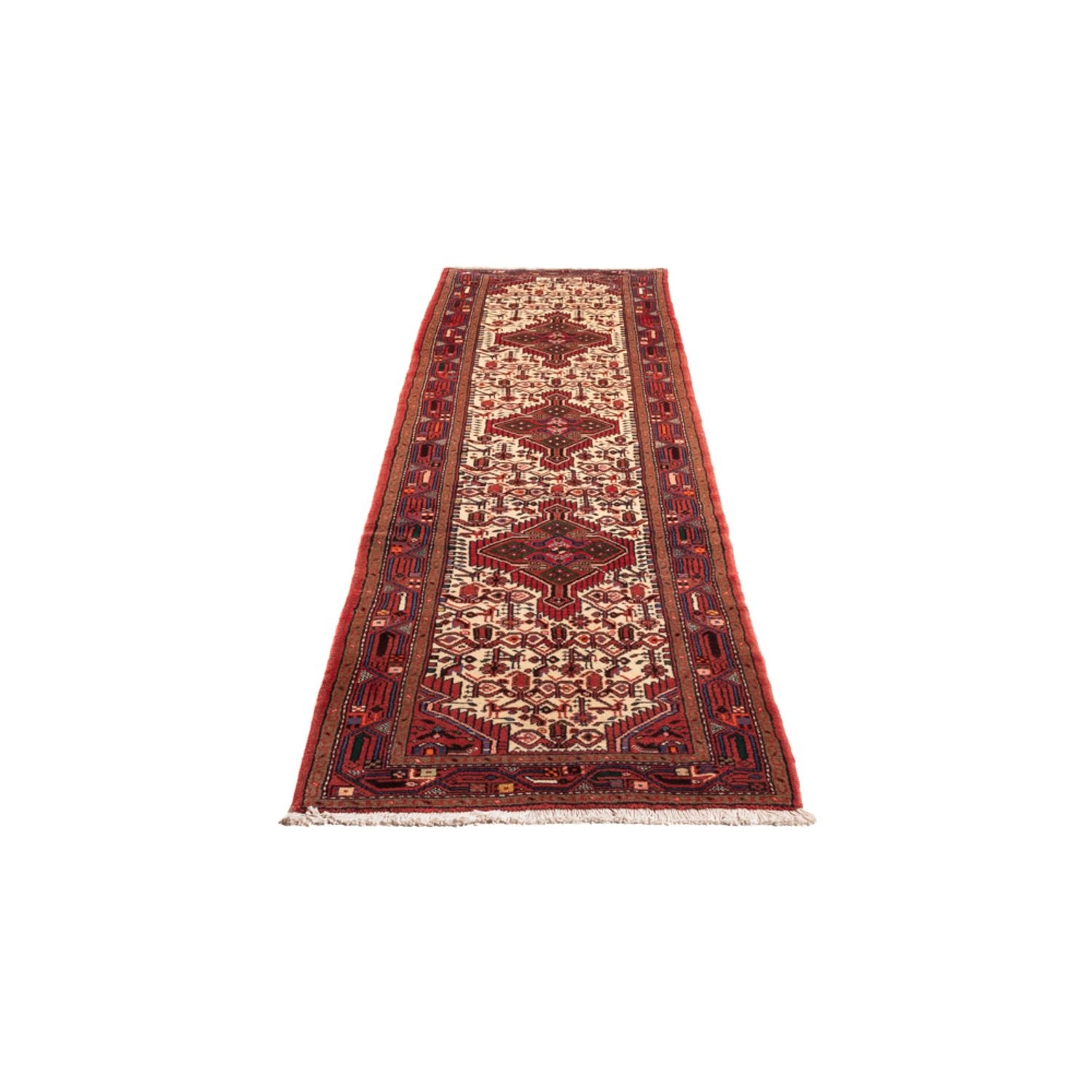 Tapis de couloir Tapis persan - Nomadic - 323 x 83 cm - crème