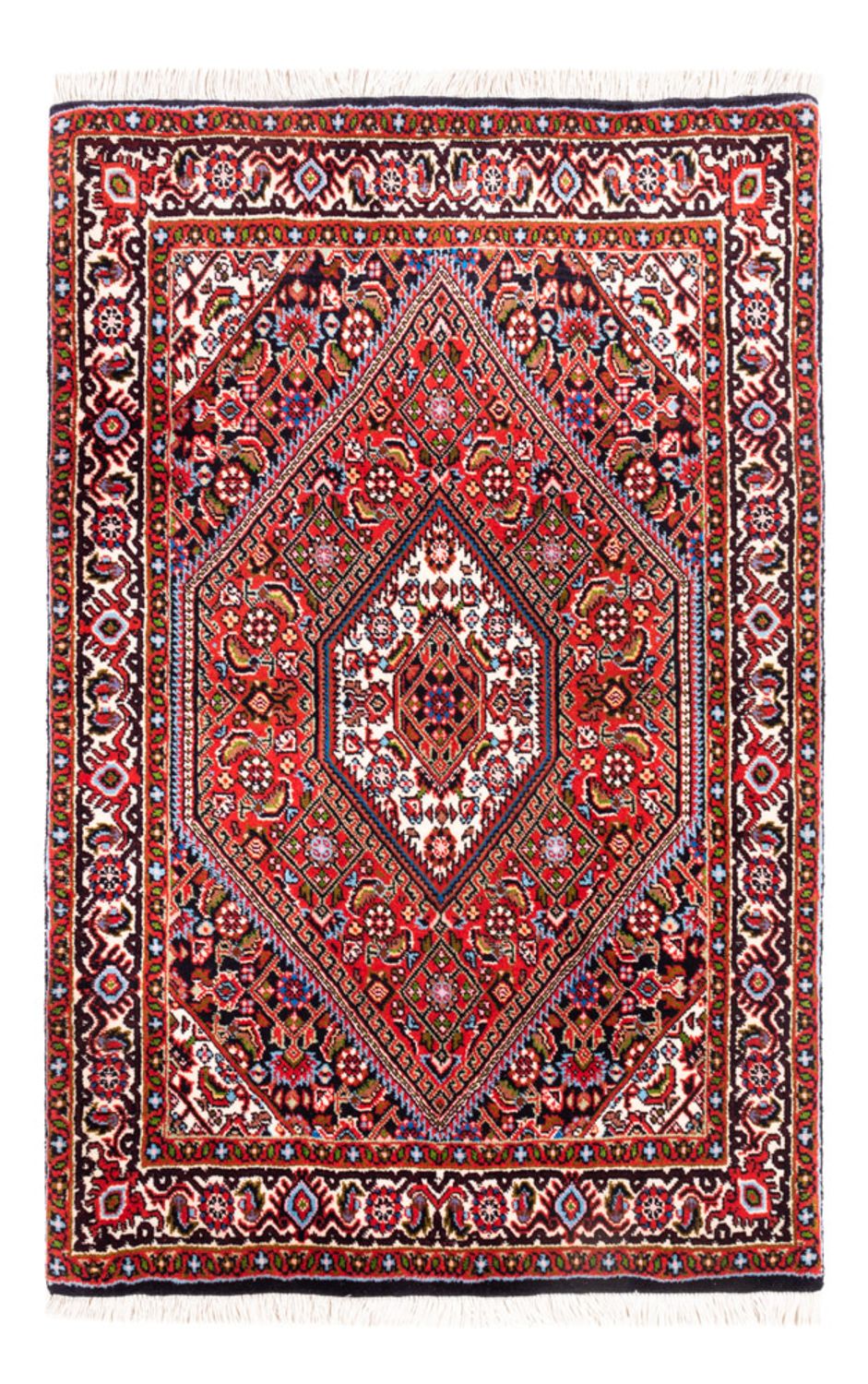 Tapis persan - Bidjar - 104 x 72 cm - rouge