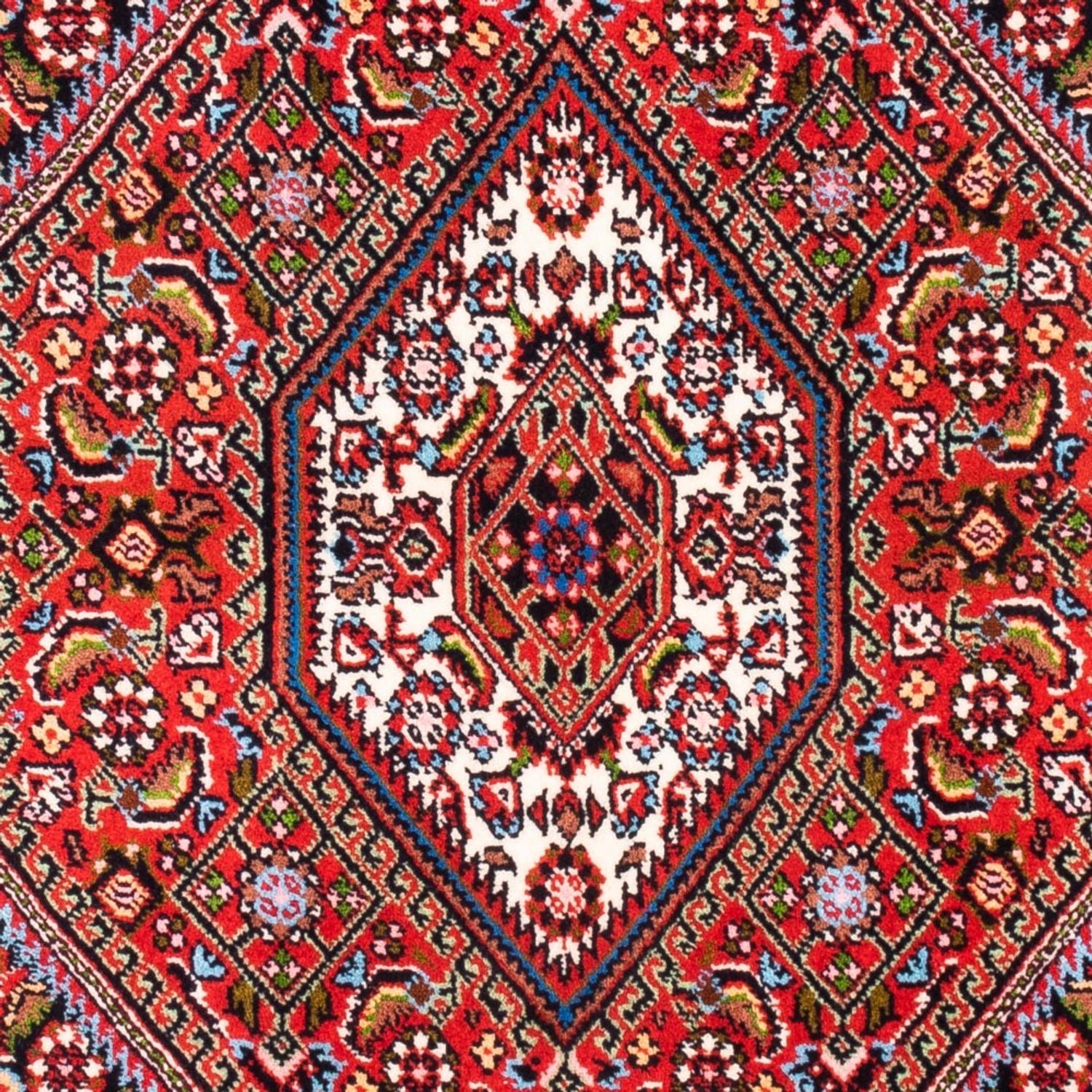 Tapis persan - Bidjar - 104 x 72 cm - rouge