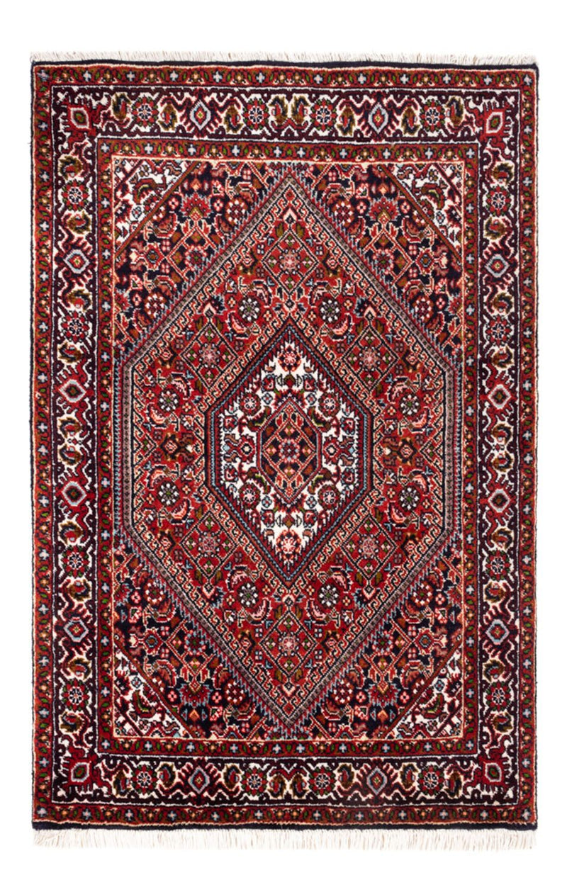 Tapis persan - Bidjar - 100 x 68 cm - rouge