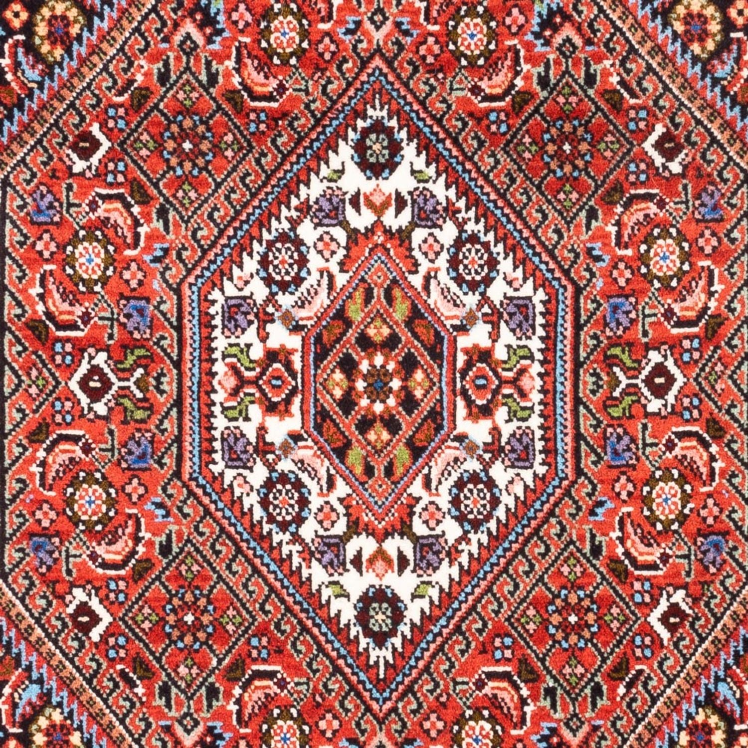 Tapis persan - Bidjar - 104 x 69 cm - rouge