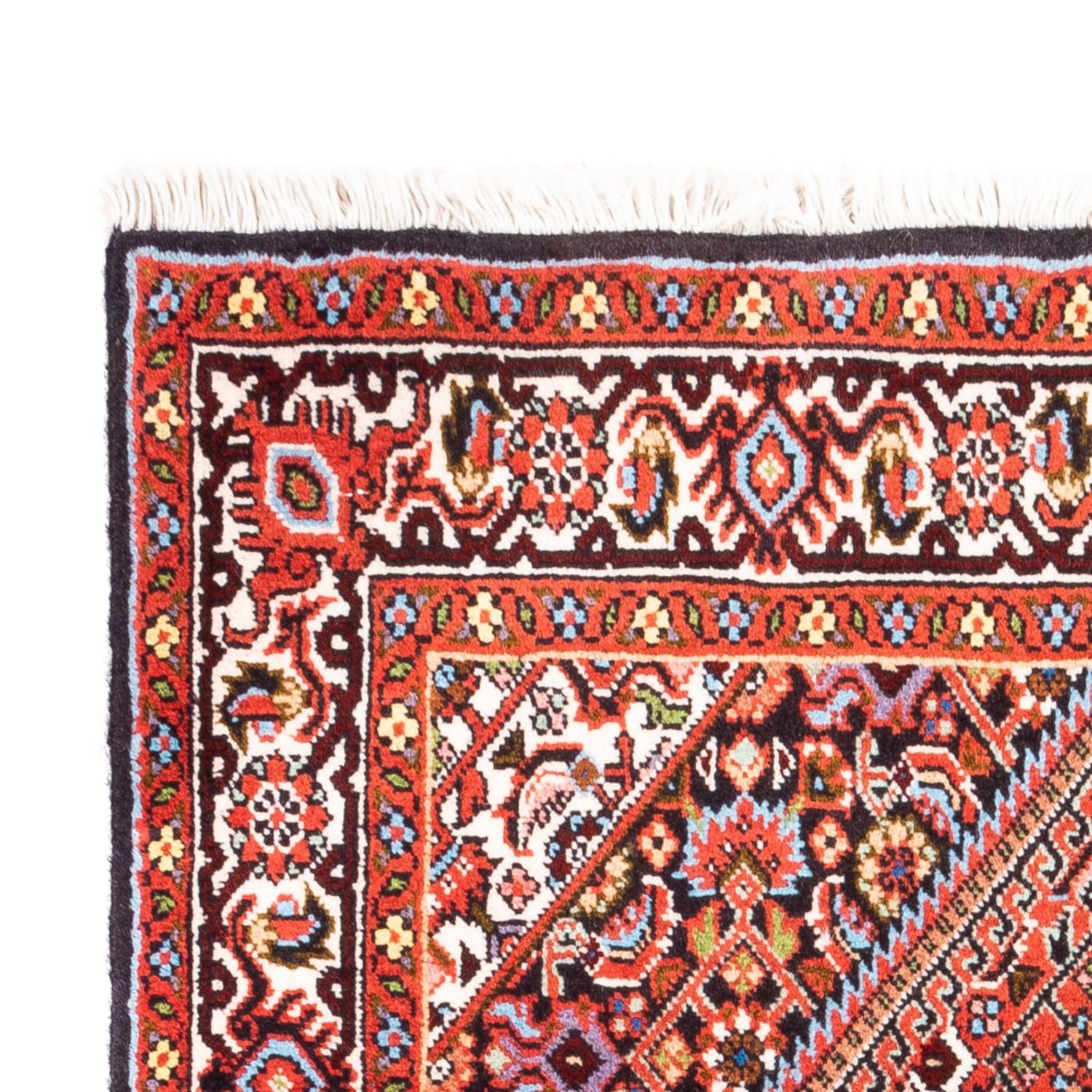 Tapis persan - Bidjar - 104 x 69 cm - rouge