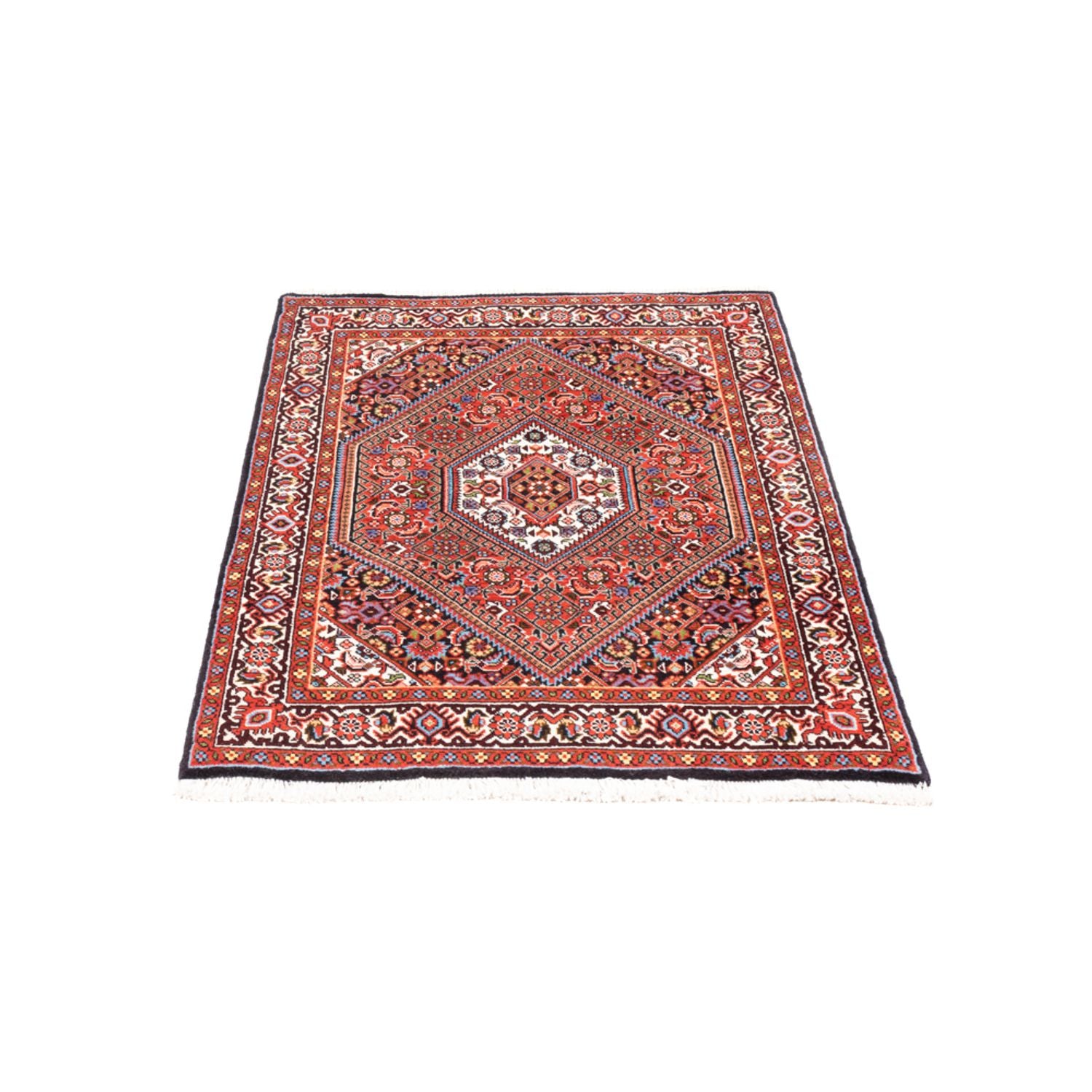 Tapis persan - Bidjar - 104 x 69 cm - rouge