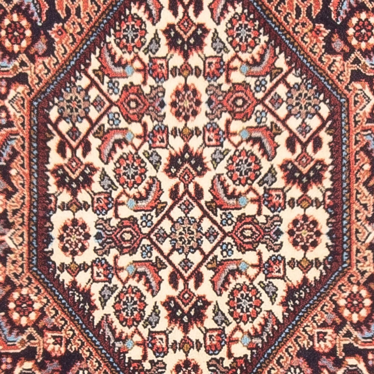 Tapis persan - Bidjar - 165 x 80 cm - rouge