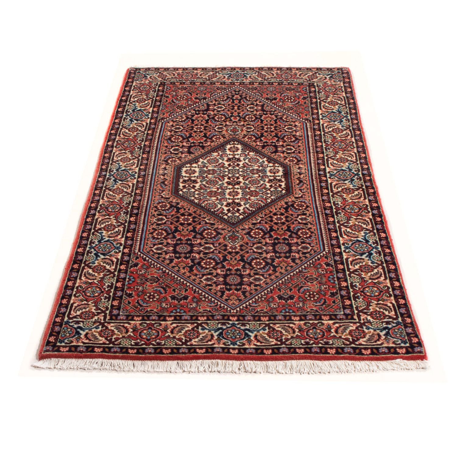 Tapis persan - Bidjar - 165 x 80 cm - rouge