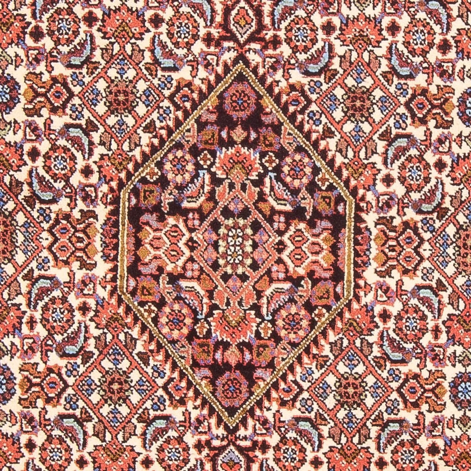 Tapis persan - Bidjar - 135 x 84 cm - rouge