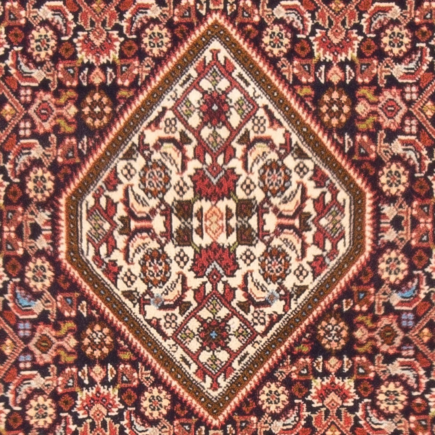 Tapis persan - Bidjar - 127 x 82 cm - rouge