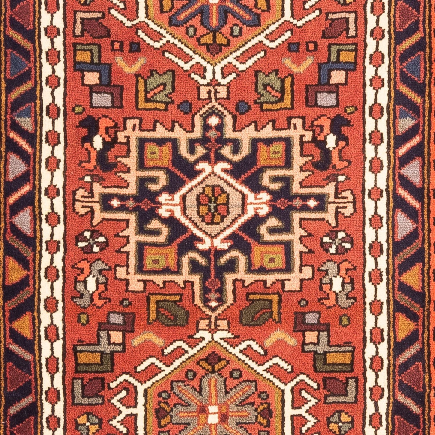 Tapis de couloir Tapis persan - Nomadic - 292 x 75 cm - rouge
