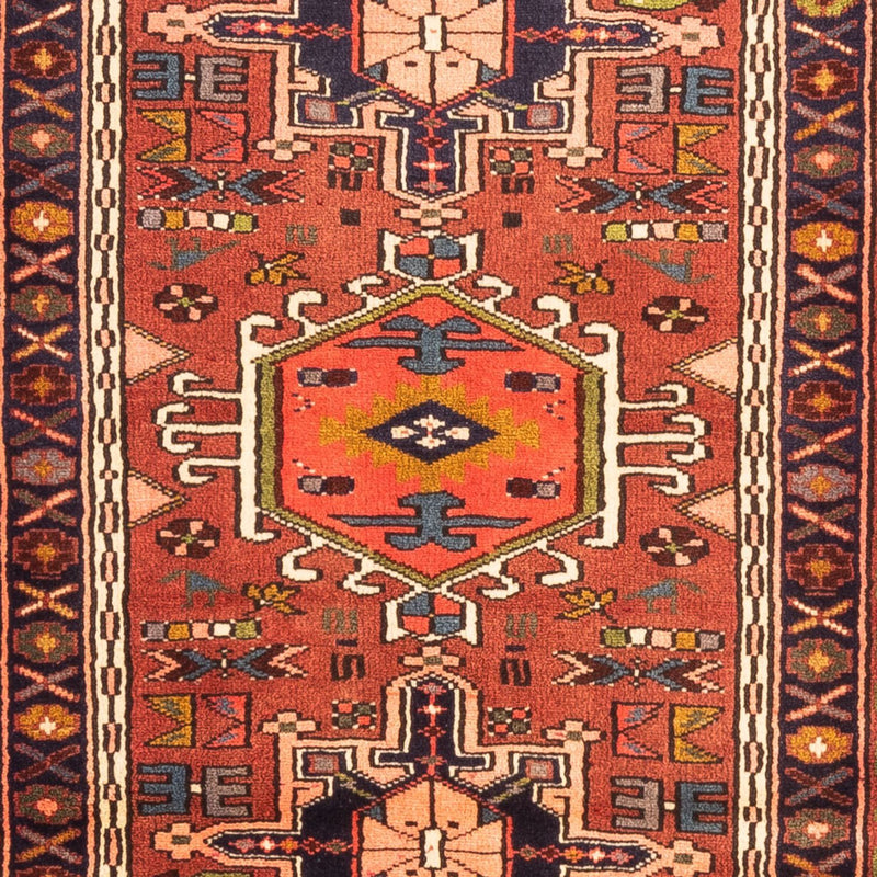 Tapis de couloir Tapis persan - Nomadic - 274 x 79 cm - rouge
