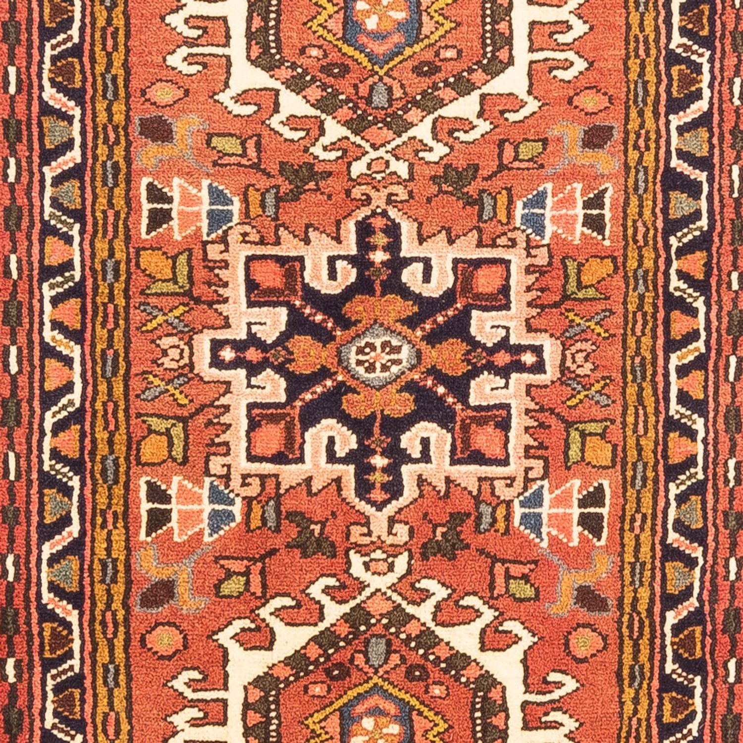 Tapis de couloir Tapis persan - Nomadic - 295 x 69 cm - rouge