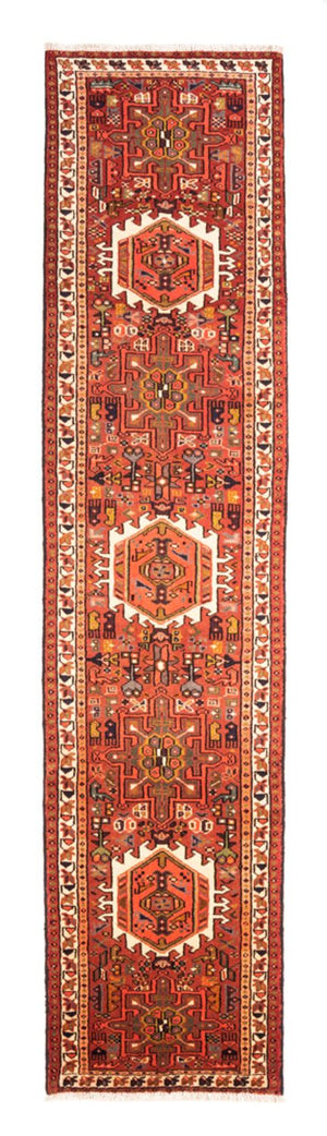 Tapis de couloir Tapis persan - Nomadic - 293 x 71 cm - rouge