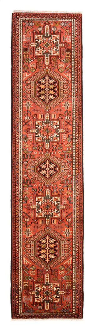 Tapis de couloir Tapis persan - Nomadic - 293 x 70 cm - rouge
