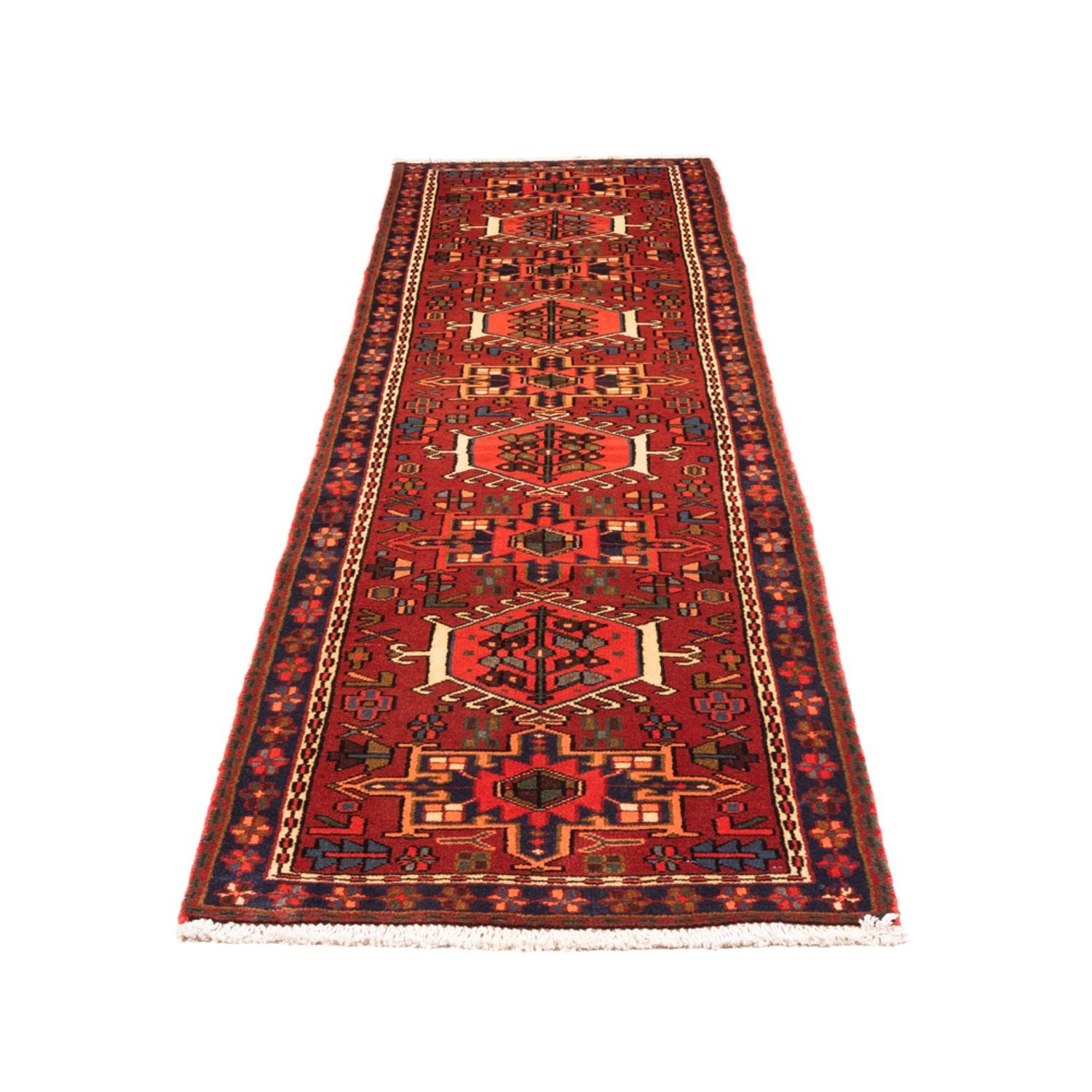 Tapis de couloir Tapis persan - Nomadic - 286 x 72 cm - rouge