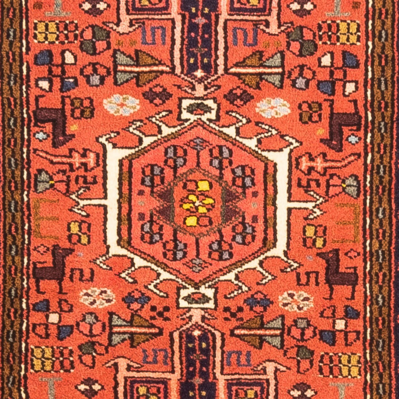 Tapis de couloir Tapis persan - Nomadic - 277 x 70 cm - rouge
