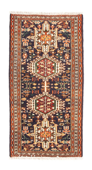 Tapis persan - Nomadic - 138 x 73 cm - rouge
