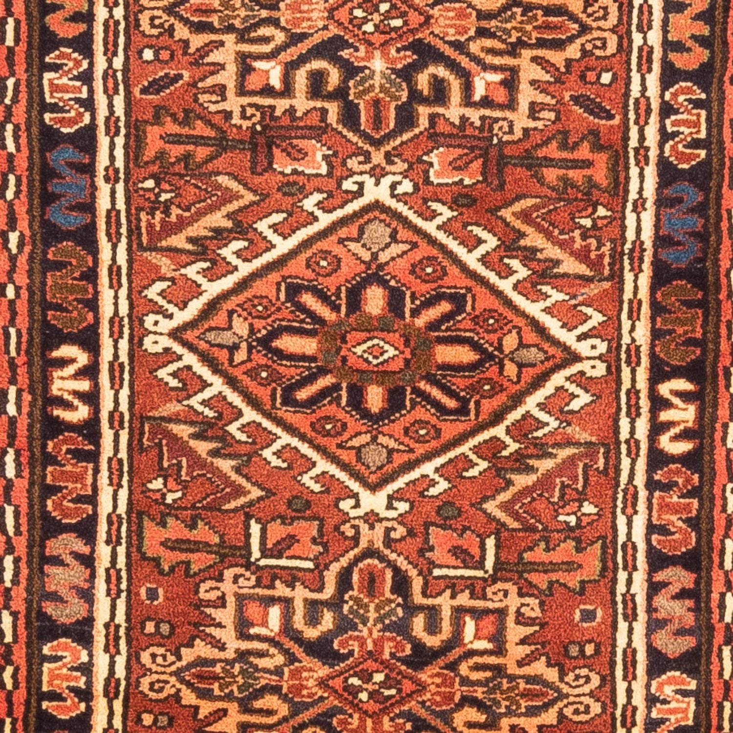 Tapis de couloir Tapis persan - Nomadic - 195 x 64 cm - rouge